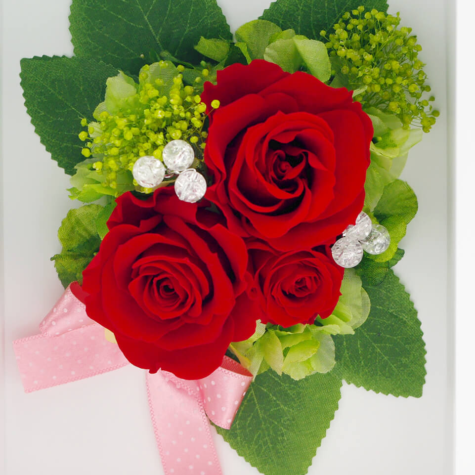 プリフォトフレーム電報 コンチェルト レッド お祝い電報 祝電カード台紙 電報屋のエクスメール